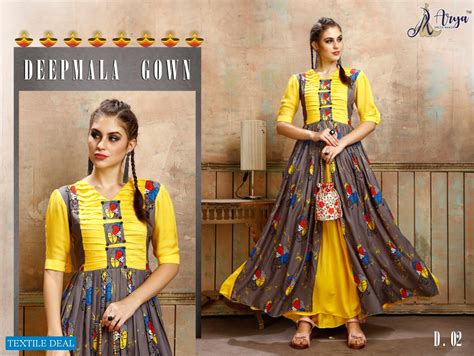 Arya Deepmala Wholesale Designer Gowns - textiledeal.in
