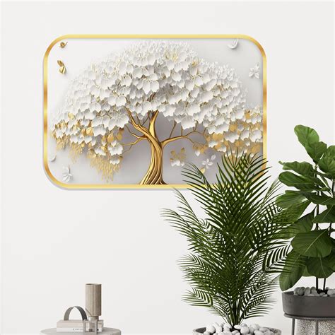 Livin'luxe paintings Beautiful Tree modern art Premium Sparkle ...