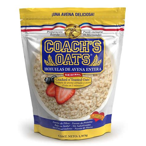 Coach's Oats Hojuelas de Avena Entera 1.36 kg | Costco Mé...