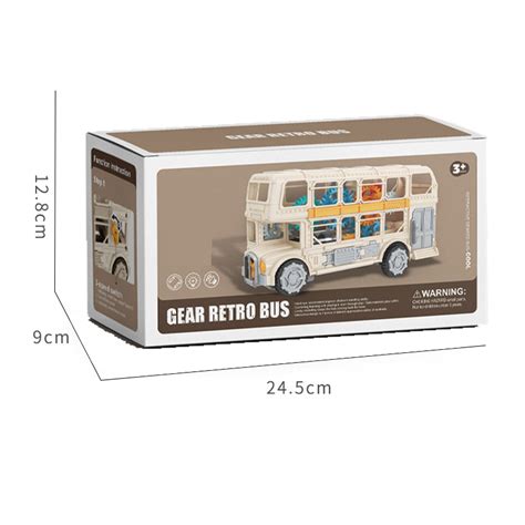 Electric Bus Gear Vintage Double Decker | LMI-170A– KidsROAR