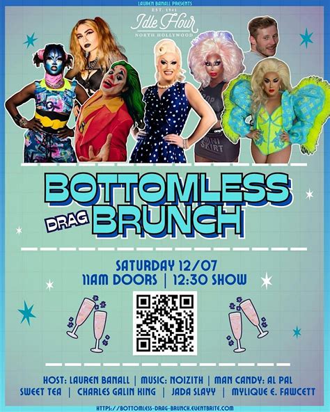 Bottomless Drag Brunch! December 7th, Idle Hour, Los Angeles, 7 ...