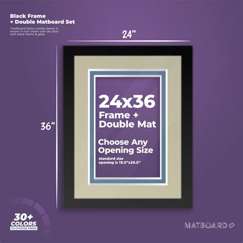 Standard Poster Frame Sizes List