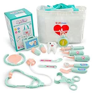 Buy BELLOCHIDDO Kids Doctor Kit - 16Pcs Pretend Play, Dr Playset with ...
