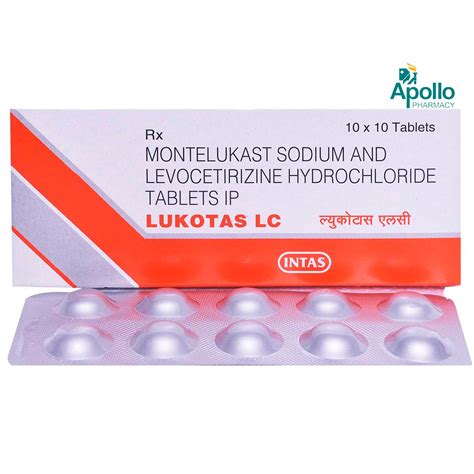 Lukotas LC Tablet 10's Price, Uses, Side Effects, Composition - Apollo ...