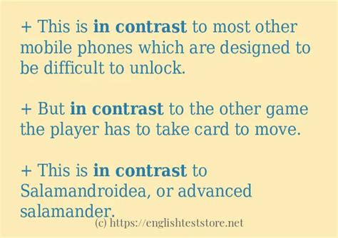 Image result for Direct Contrast Sentence. Example