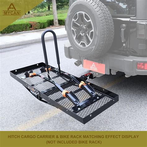 Buy MYCAN Hitch Mount Cargo Carrier, Trailer Hitch Cargo Carrier 60 x ...