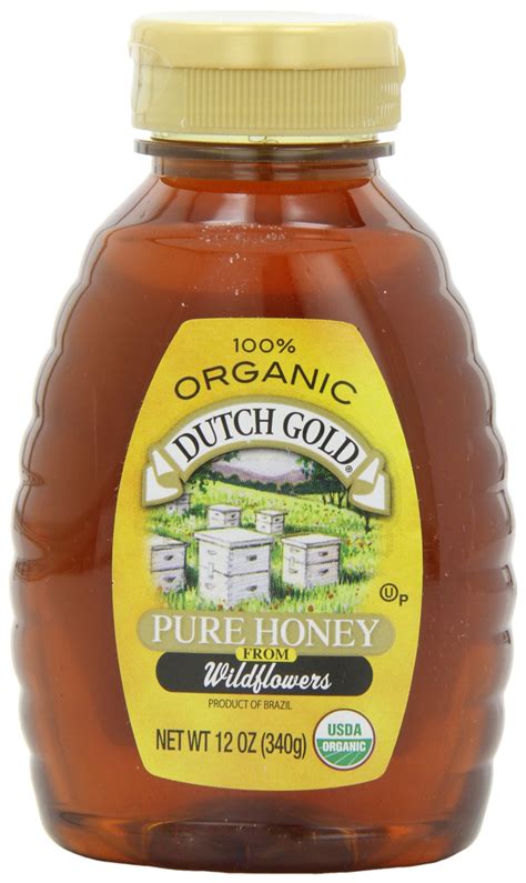 Dutch Gold Organic Honey Squeeze â€“ 12oz (Pack of 3) - Pure & Natural ...