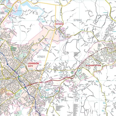 Mapa De Carreteras Del Oeste De Tennessee Nosotros Carretera
