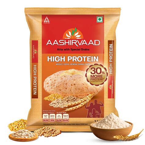 Aashirvaad Atta with High Protein, 1kg : Amazon.in: Grocery & Gourmet Foods