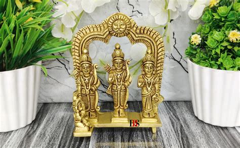 Buy B.B.S BRASS BRAND STATUES Ram Darbar Brass Idol, Brass RamDarbar ...