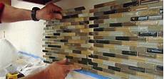 How To Install Kitchen Backsplash by How To Install A Mosaic Tile Backsplash Today S Homeowner How To Install Kitchen Backsplash