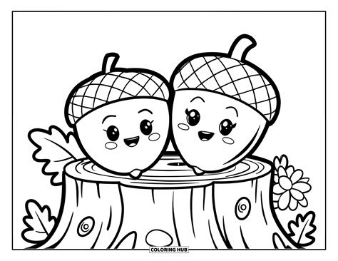 90+ Acorn Coloring Pages for Kids & Adults (Free Printable PDFs)