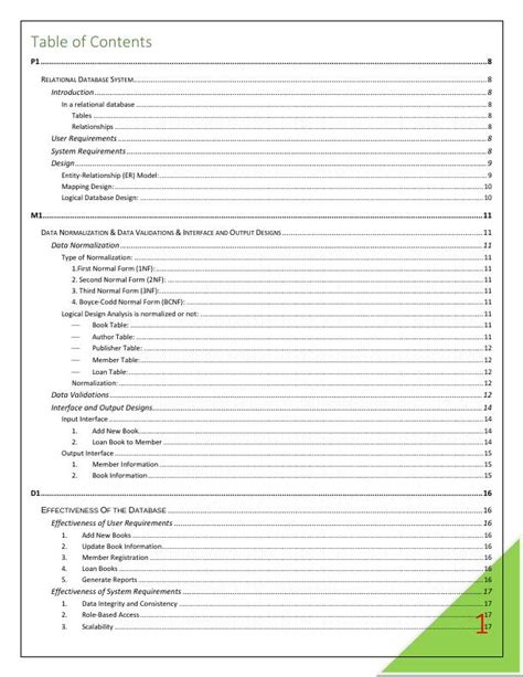 Database Design Document 的图像结果