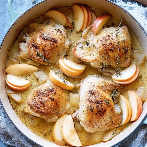 Baked Chicken with Apples – Best Fall Recipe - The Sisters Cooking