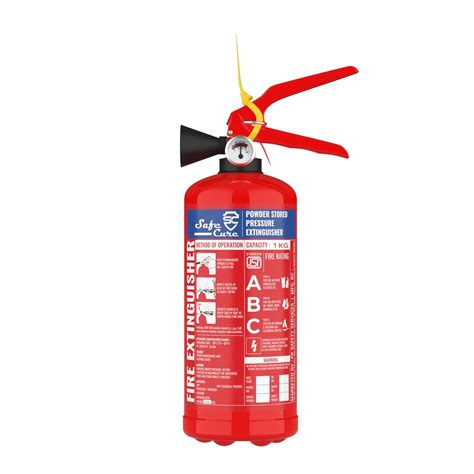 SAFE CURE ABC Type Fire Extinguisher – Multipurpose Fire Safety for ...