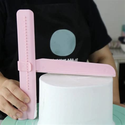 Practical Adjustable Cake Scraper Edge Side Smoother Polisher Tools ...