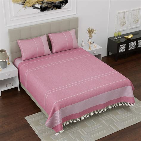 Värde 210 TC Printed Double Bedsheet with 2 Pillow Cover | Queen Size ...