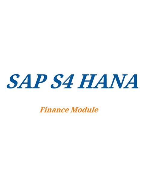 Sap s4hana finance configuration guide with ecc comparison notes ...