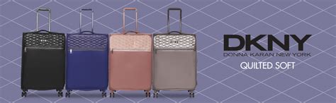 DKNY Quilted Soft Range Indigo Color Soft Medium Luggage : Amazon.in ...