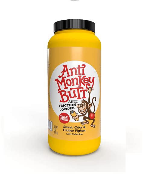 Anti monkey butt Chafing/friction Relief Powder for men , 6 Ounce "UK"
