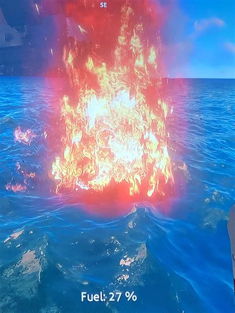 [no spoilers] Anyone know why the water is on fire? It can’t be put out ...