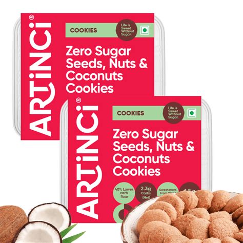 Sugar-Free Cookies (Coconut) - Diabetic Friendly, Low-carb – Artinci