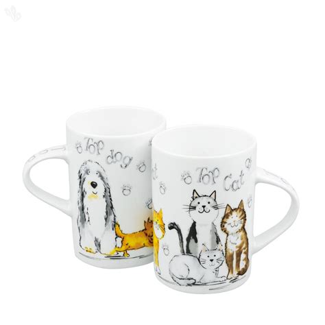 Buy Rayware Mugs Assorted 2-Piece Set Top Cat and Top Dog Online at Low ...