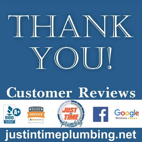 Reviews - Just In Time Plumbing