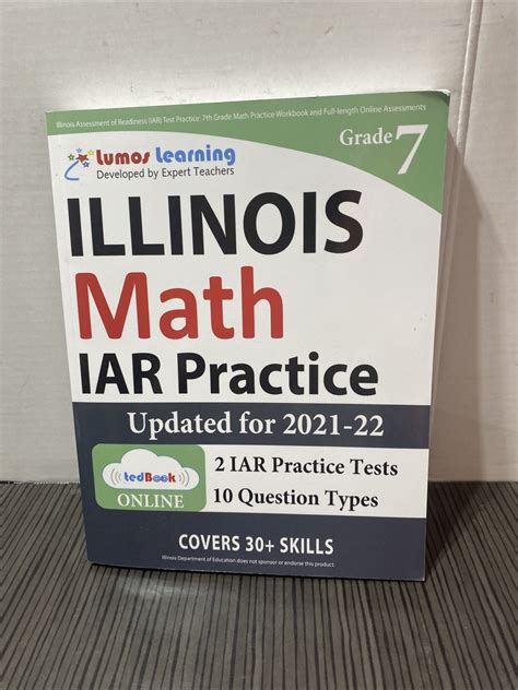 Illinois Assessment of Readiness (IAR) Test Practice: 7th Grade Math Practice... 9781695580855| eBay