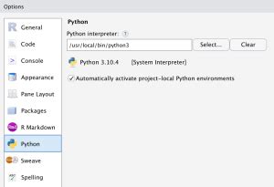Using Python for R Studio Windows 的图像结果