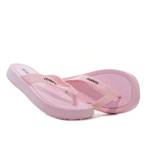 Luofu - Standard rózsaszín női papucs