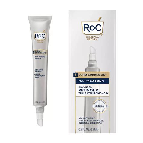 RoC Derm Correxion Advanced Retinol + Triple Hyaluronic Acid Serum - Shop Facial masks ...