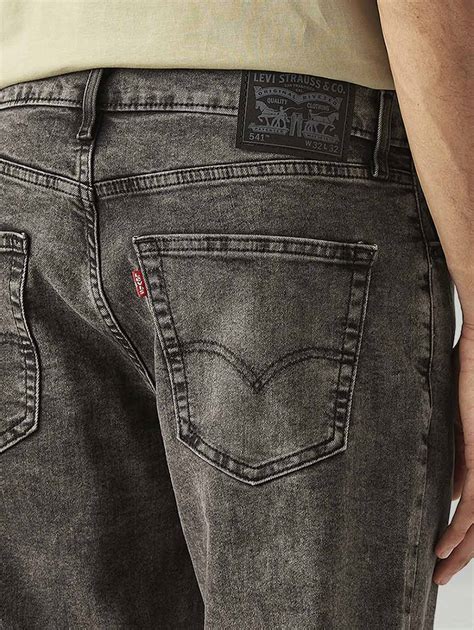 Men's 541 Grey Athletic Tapered Fit Mid Rise Jeans – Levis India Store