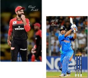 Cricket Posters for Wall Decoration (12 x 18 inch), Cricket Players ...