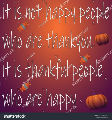 Thanksgiving Day Quotes Happy Thanksgiving Day Stock Vector (Royalty ...