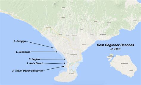 Surf Spots In Bali Map at Priscilla Roberts blog