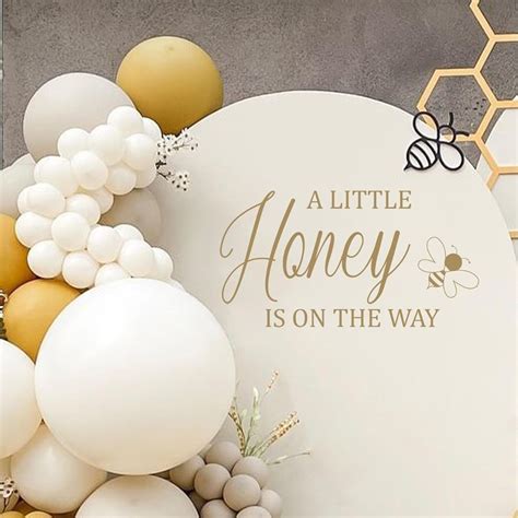 A Little Honey is on The Way Baby Shower Party Sign - Gender Reveal ...