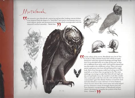 The Art of Legend of the Guardians: The Owls of Ga'Hoole | Leggende