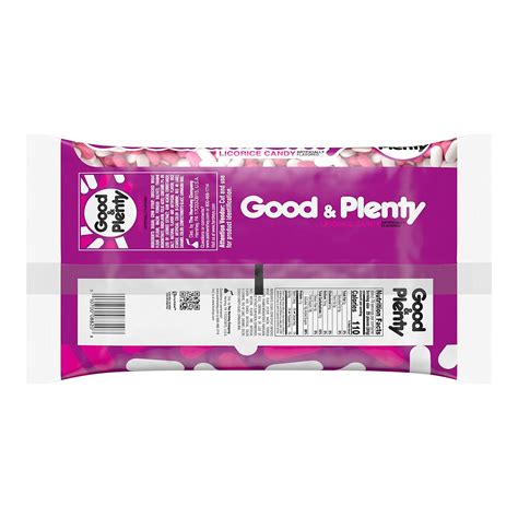Buy GOOD & PLENTY Licorice Flavored Candy, Fat Free, 80 oz Bulk Bag ...