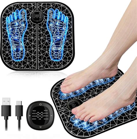 Amazon.com: CrazySun EMS Foot Massager Mat for Neuropathy - Foot ...