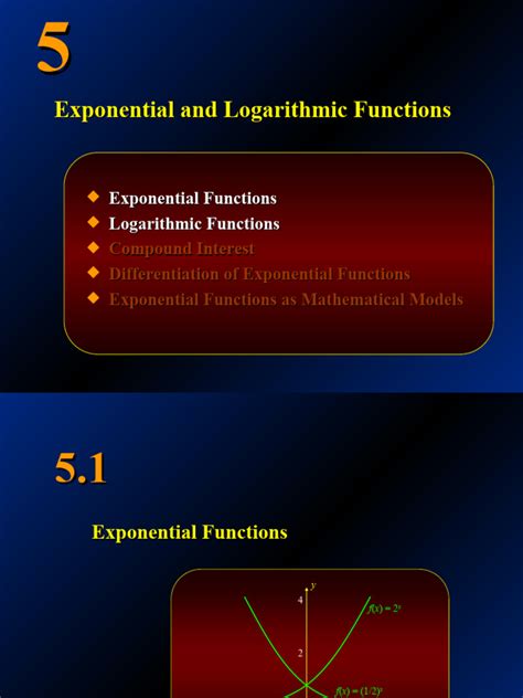 Image result for Exponential and Logarithmic Functions
