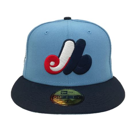 Montreal Expos Cooperstown Custom New Era 59FIFTY Cap Sky Blue ...