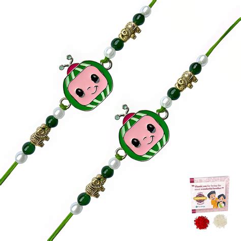 Buy Fabdrap - Cute Cartoon Rakhi for Kids Baby Brother/Sister - Rakhi ...