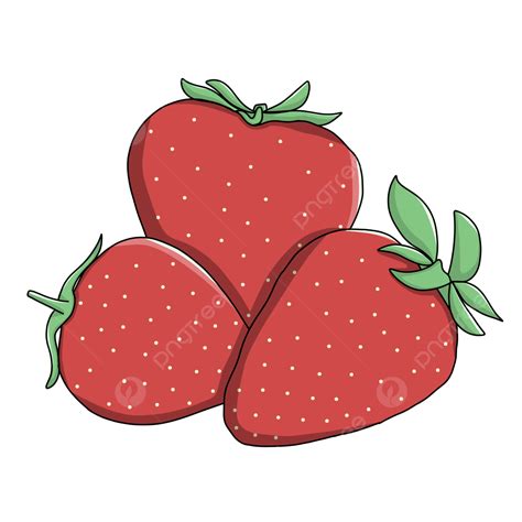 Strawberry Flat PNG, Vector, PSD, and Clipart With Transparent ...