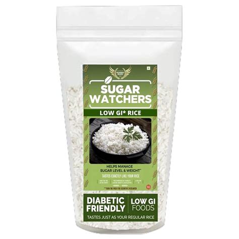 Sugar Watchers Low GI Rice, Diabetic Friendly White Rice; US FDA ...