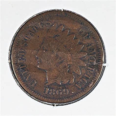 MINT ERROR*1869/9 Indian Head Cent | Property Room