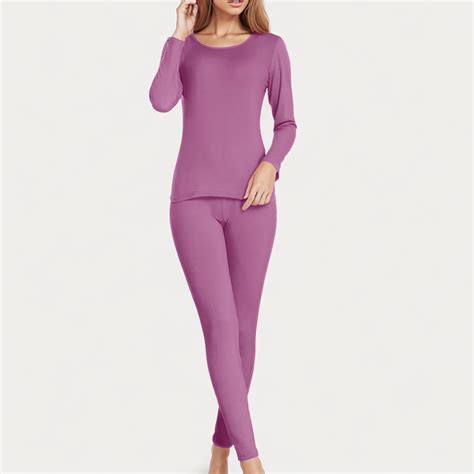 Censtreet Thermal Underwear for Women Long Johns , Base Layer Women ...