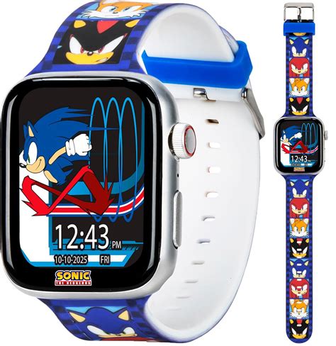 Sonic The Hedgehog Kids Smartwatch – Bluetooth Calling, Messages ...