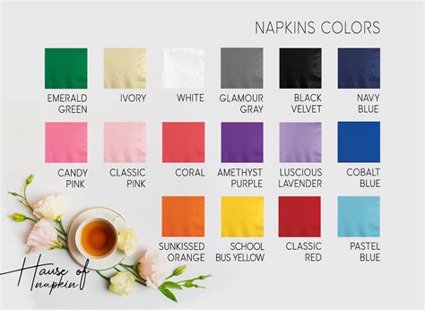 Personalized Wedding Cocktail Napkins