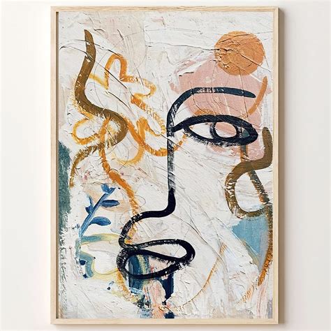 Abstract Art Paintings Faces